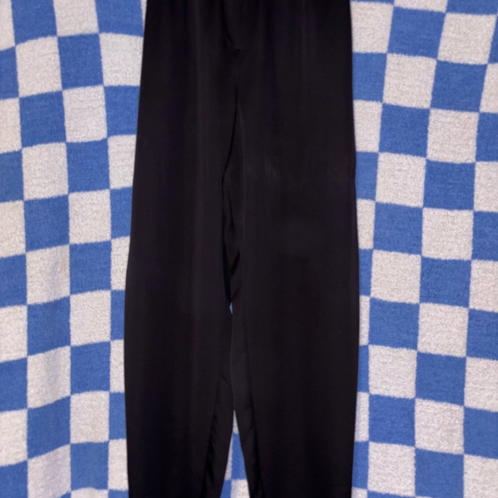 Black Wide-Leg Pants